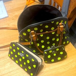 Coach Polka Dot Women's Handbag Set